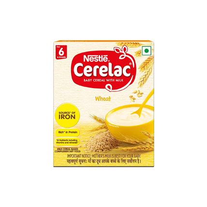 Nestle Baby Food Cerelac Wheat Upto 6 To 24 Months